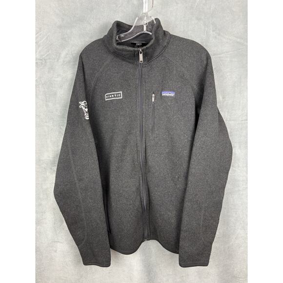 Patagonia Better Sweater Jacket Mens Large Gray Full Zip Fleece Outdoors Hiking - Picture 1 of 16